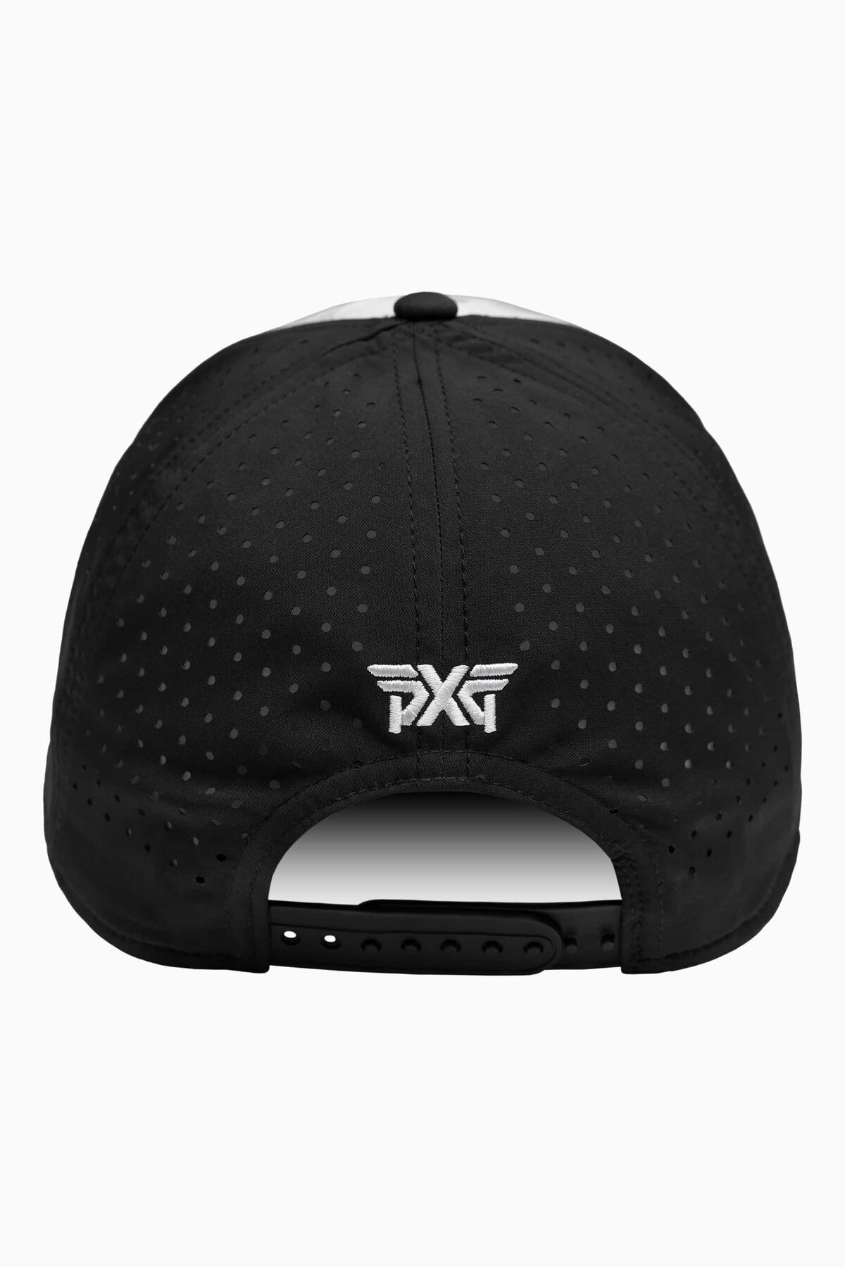 Fairway Camo Faceted Minimalist 6 Panel Structured Cap Black & White